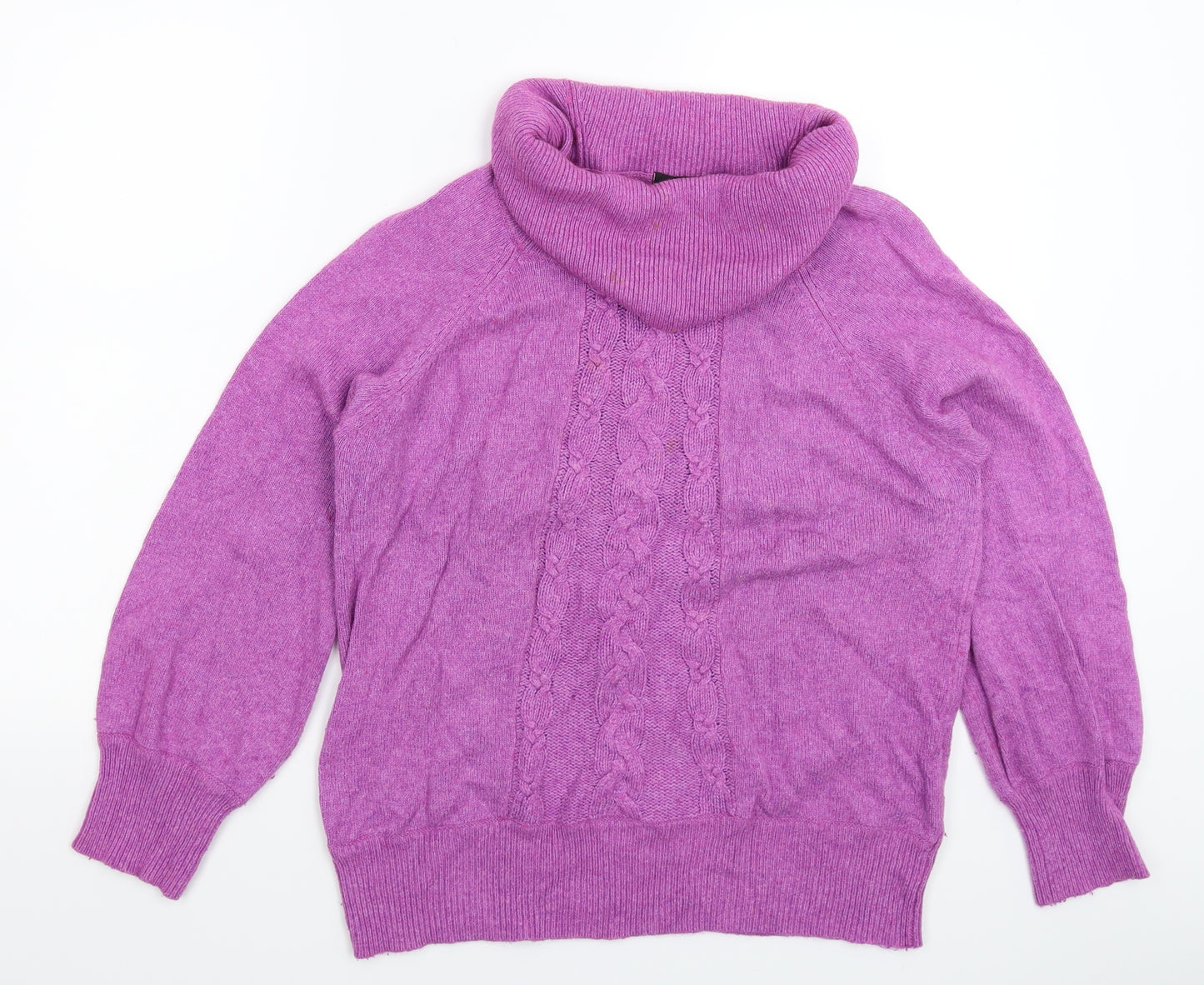 Marks and Spencer Womens Pink  Knit Pullover Jumper Size 16
