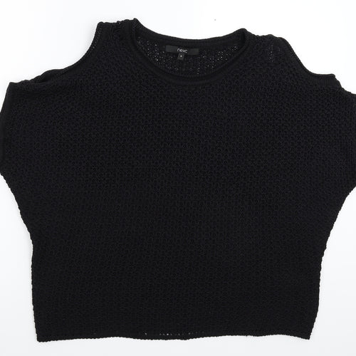 NEXT Womens Black  Knit Pullover Jumper Size M