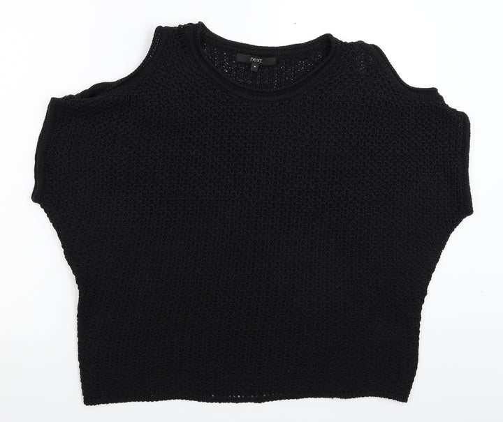 NEXT Womens Black Knit Pullover Jumper Size M