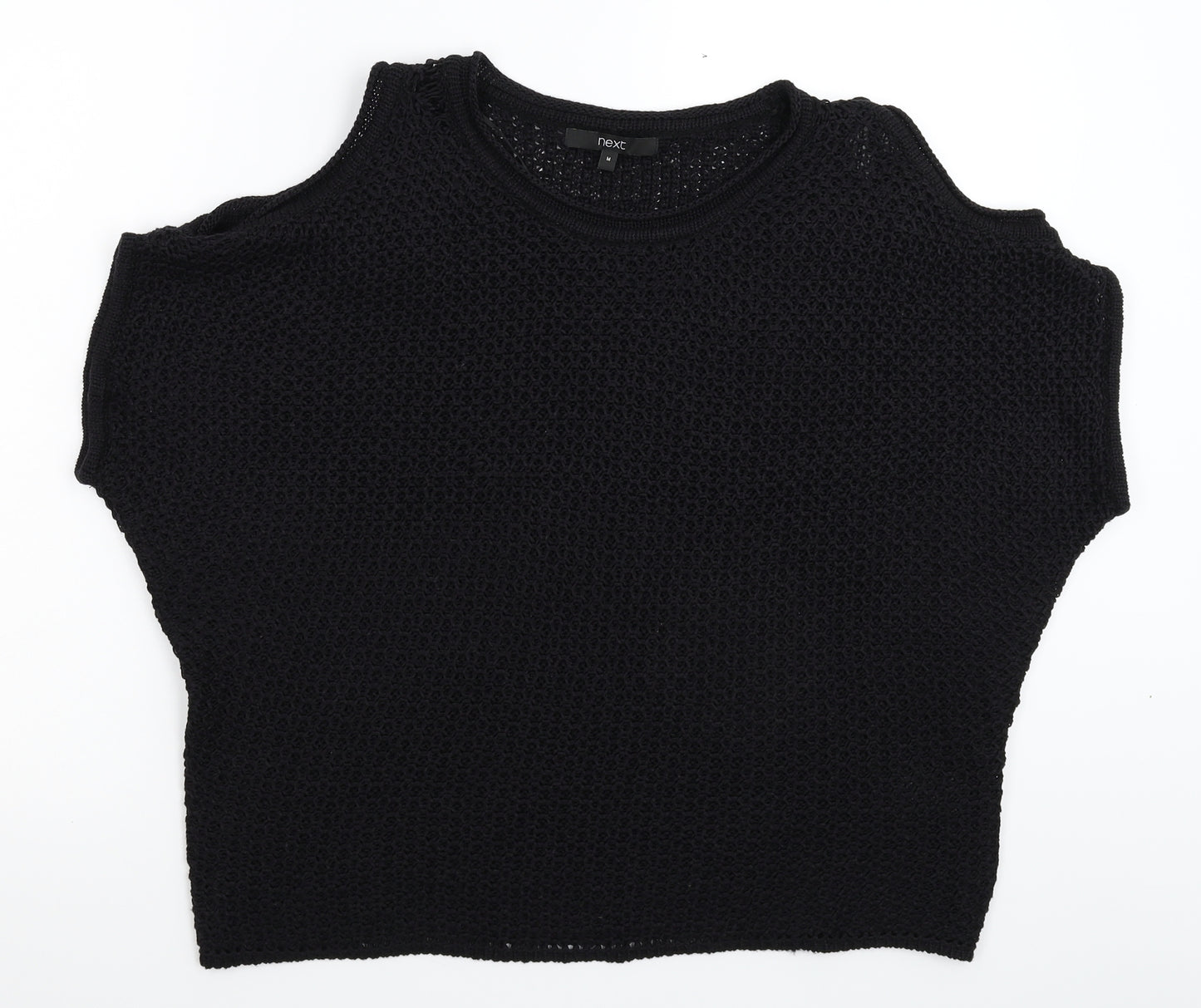 NEXT Womens Black  Knit Pullover Jumper Size M