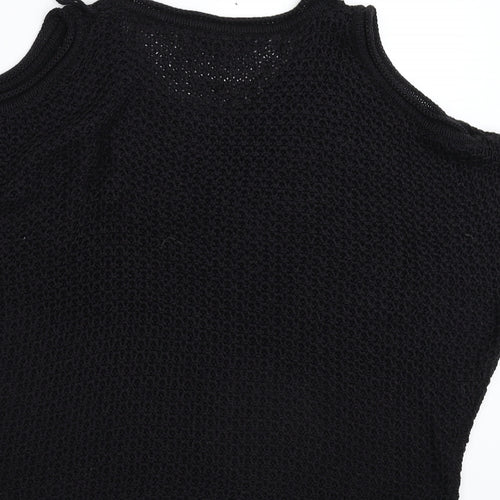 NEXT Womens Black  Knit Pullover Jumper Size M