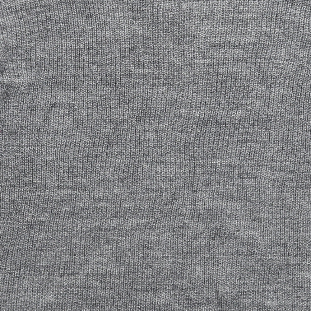 Divided Womens Grey  Knit Pullover Jumper Size L