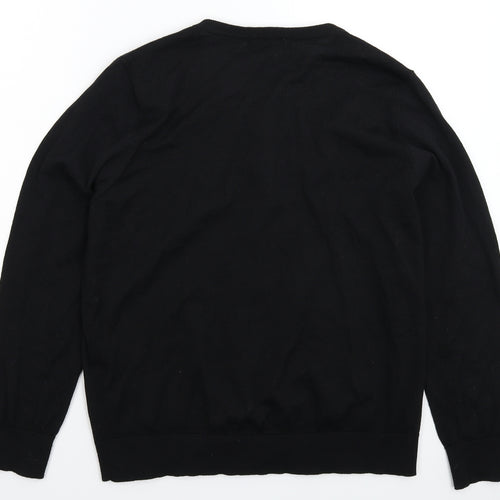 George Womens Black  Knit Pullover Jumper Size 18