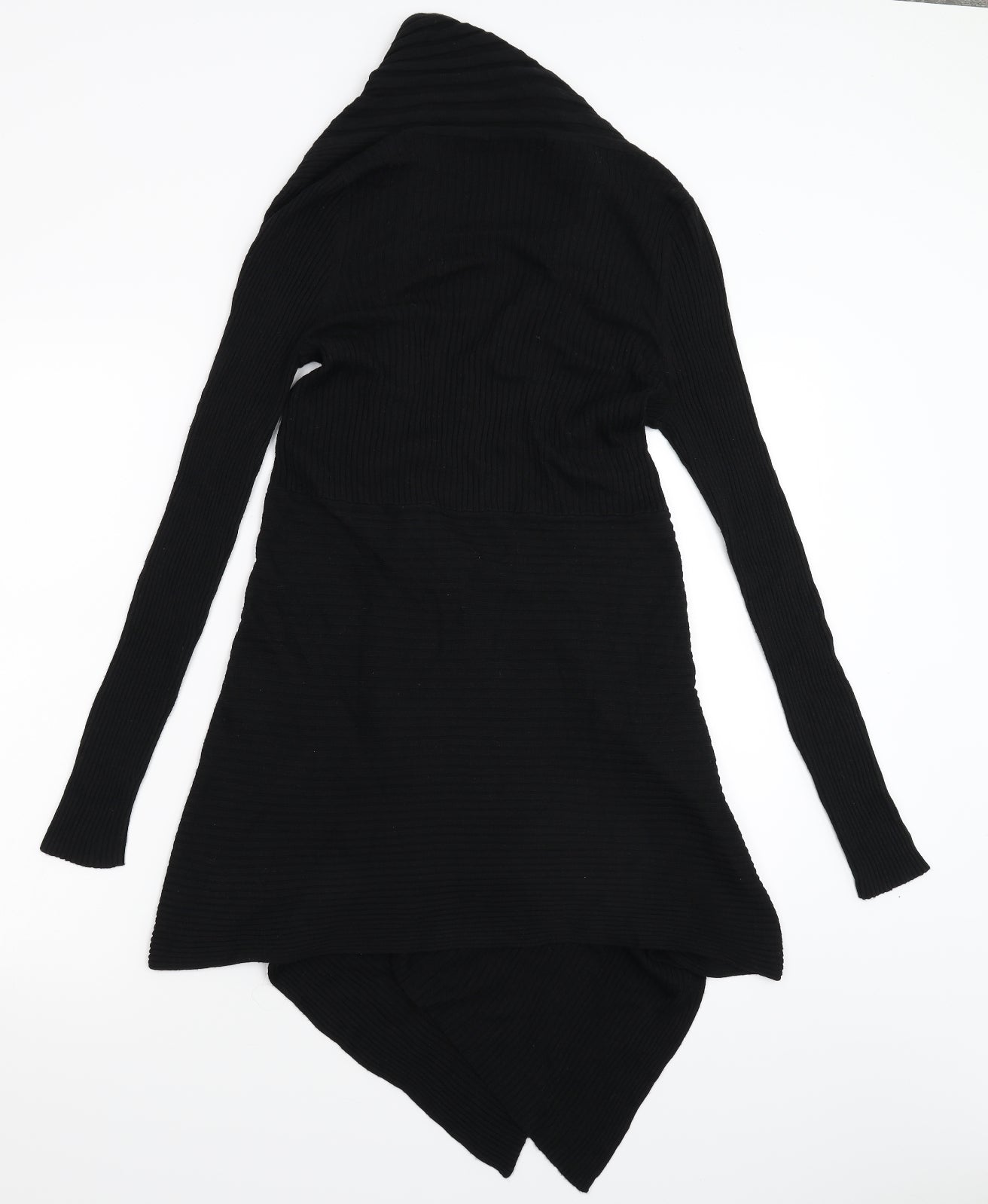 Marks and Spencer Womens Black  Knit Cardigan Jumper Size 12