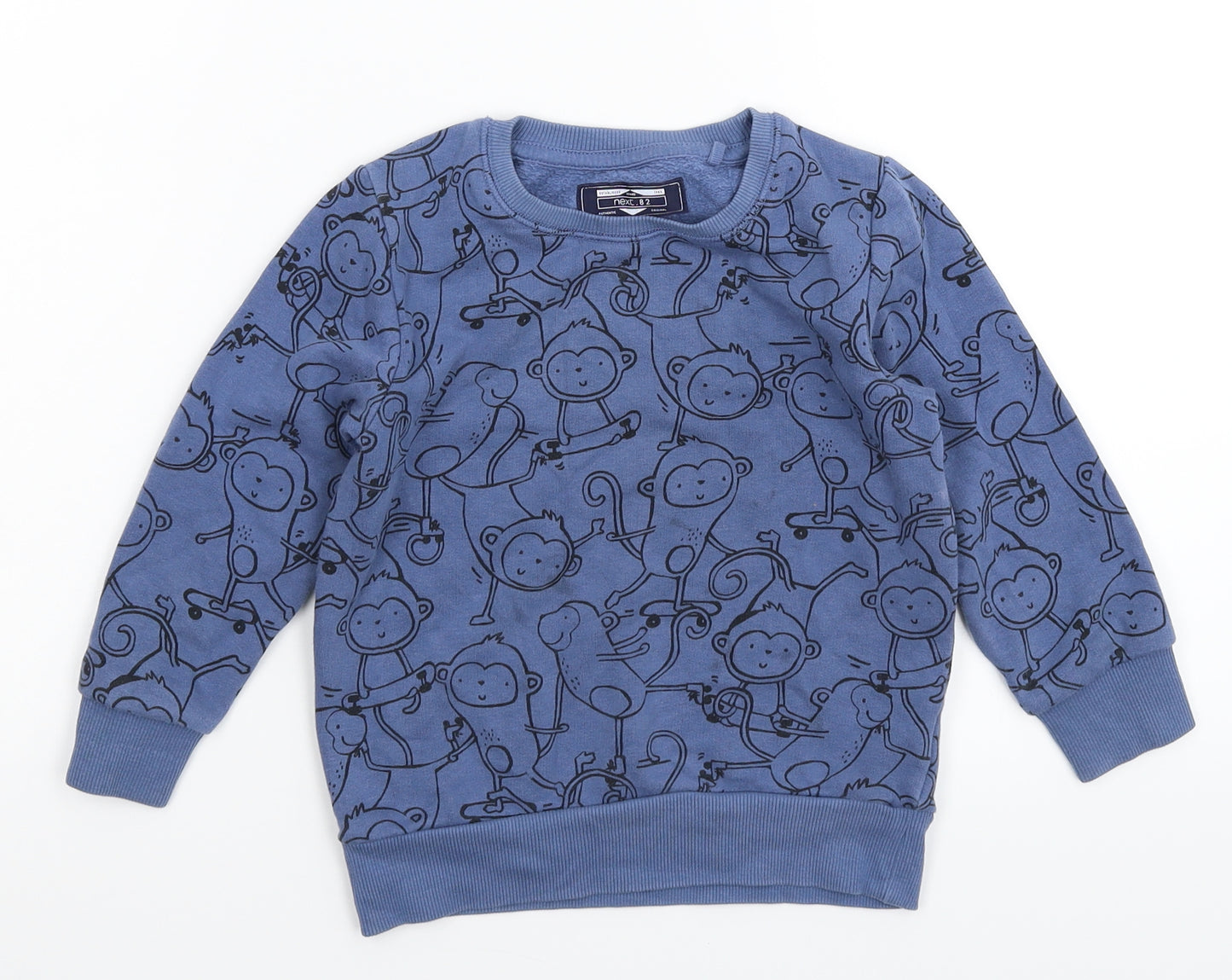 NEXT Boys Blue   Pullover Sweatshirt Size 2-3 Years