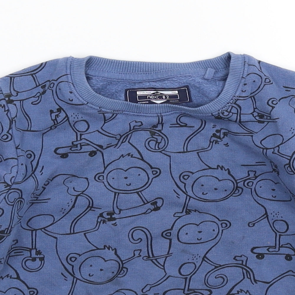 NEXT Boys Blue   Pullover Sweatshirt Size 2-3 Years