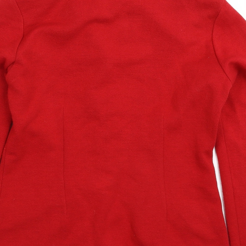 Simply Classic Womens Red   Jacket Blazer Size 10