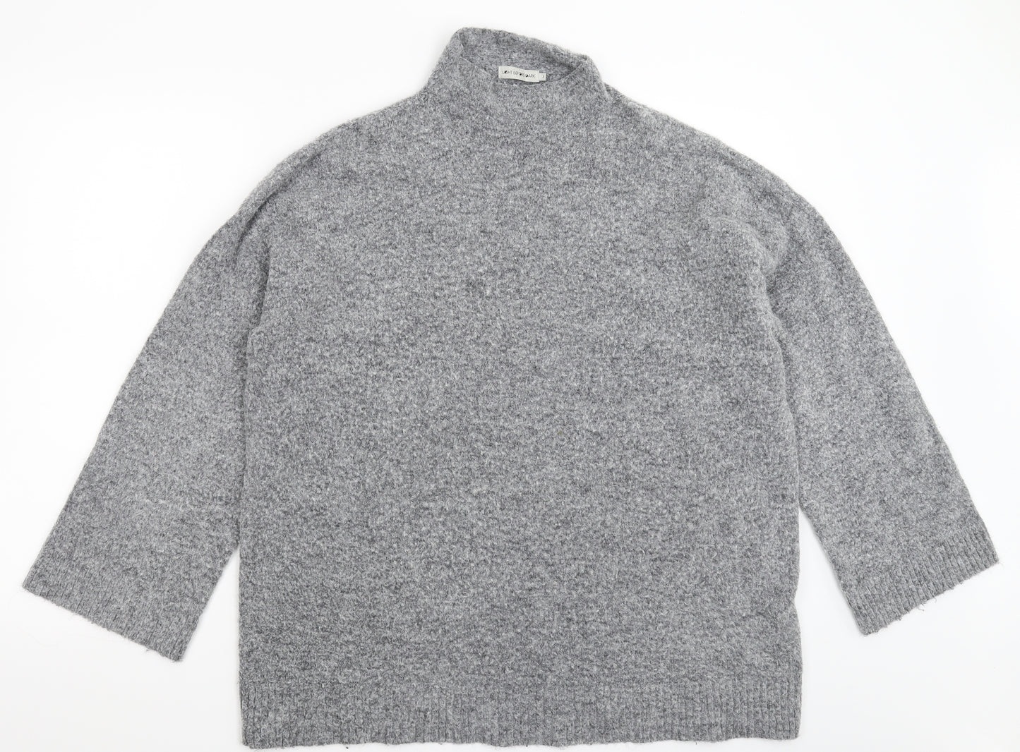 Light Before Dark Womens Grey  Knit Pullover Jumper Size S  - Oversized
