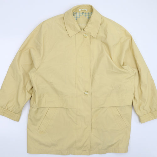 Berkertex Womens Yellow   Jacket Coat Size 20