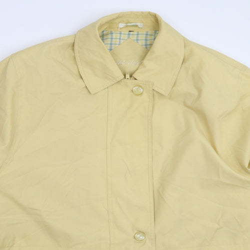 Berkertex Womens Yellow   Jacket Coat Size 20