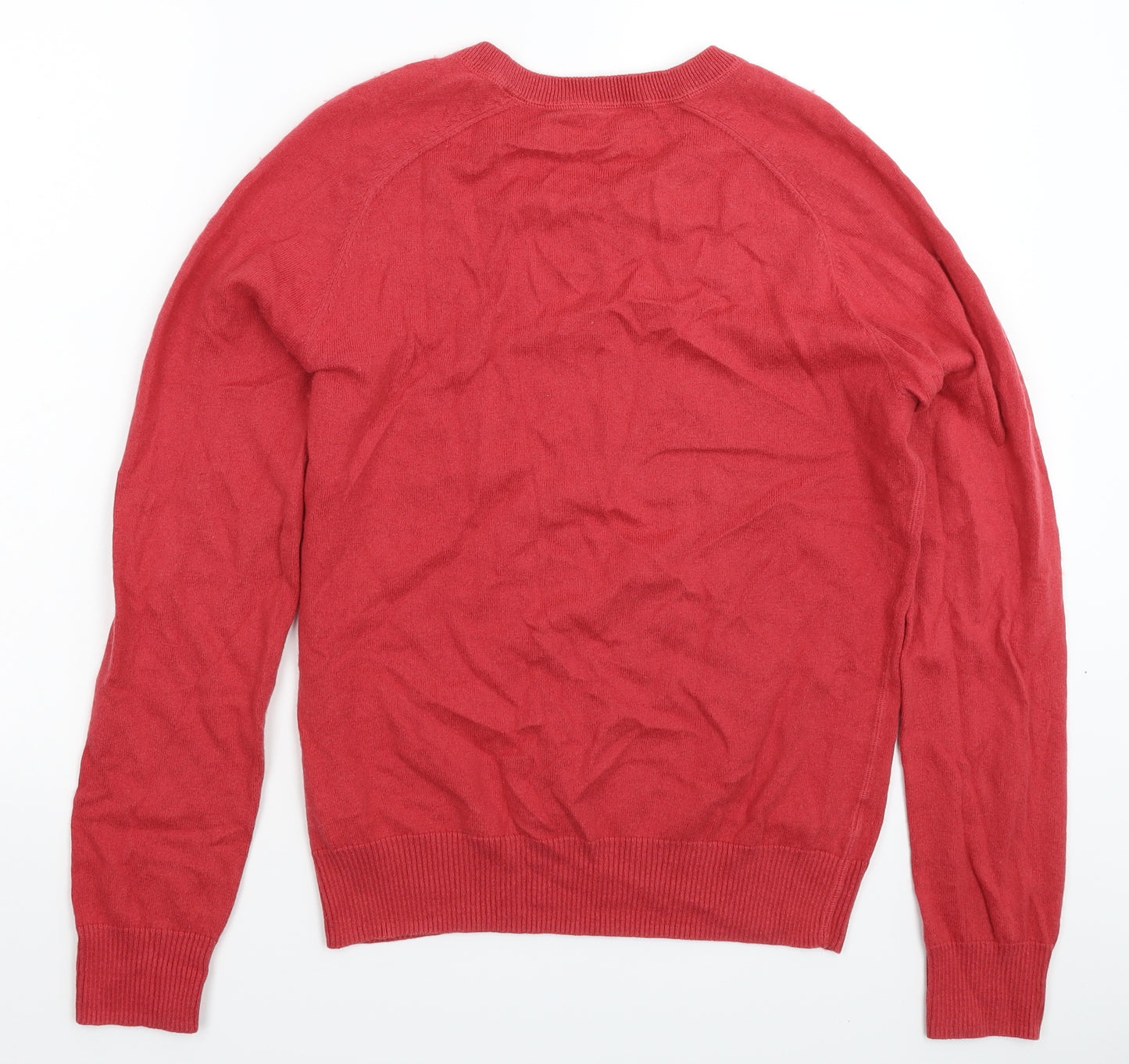 Penguin Mens Pink  Knit Pullover Jumper Size S