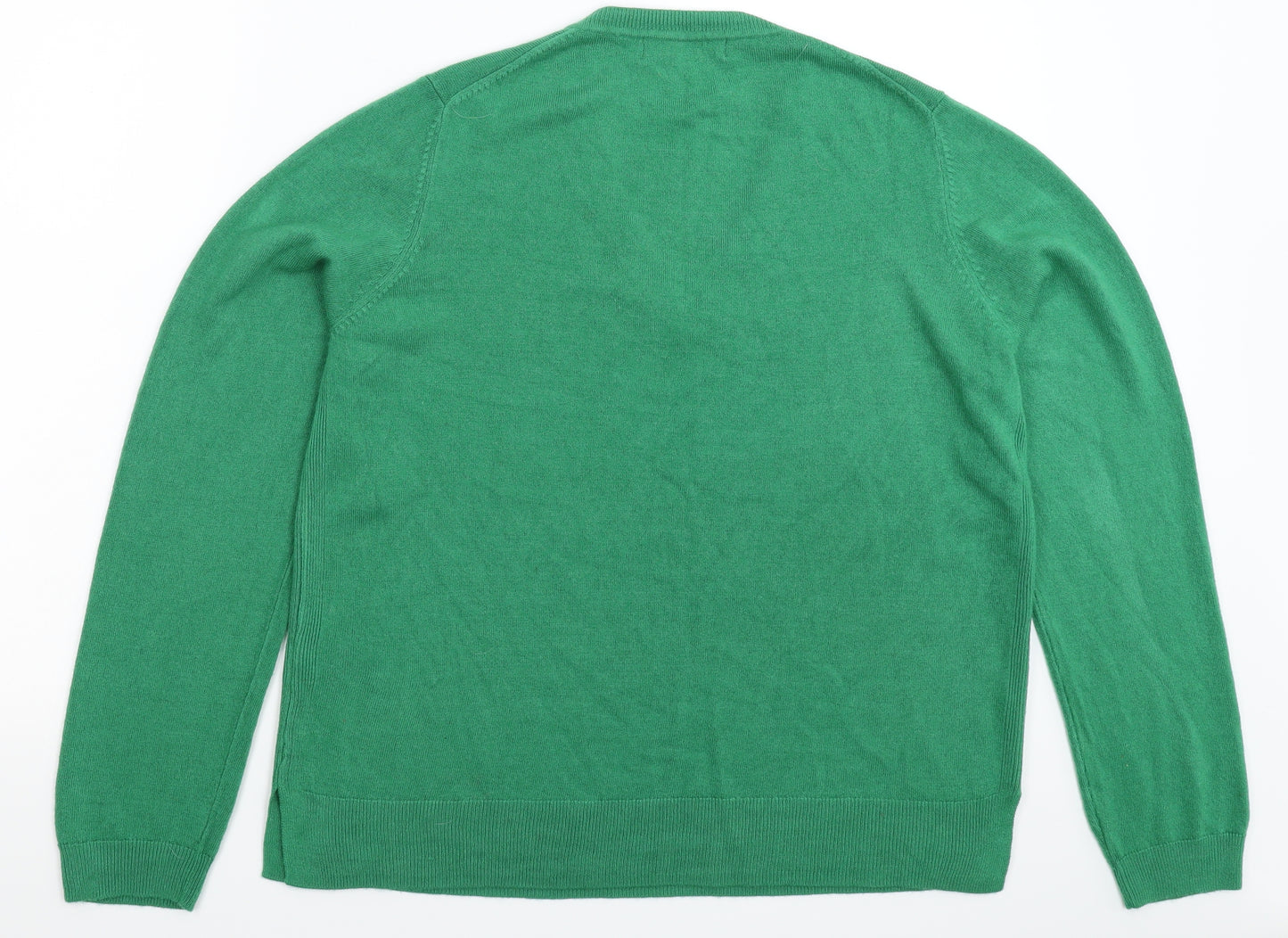 Marks and Spencer Womens Green  Knit Pullover Jumper Size 18