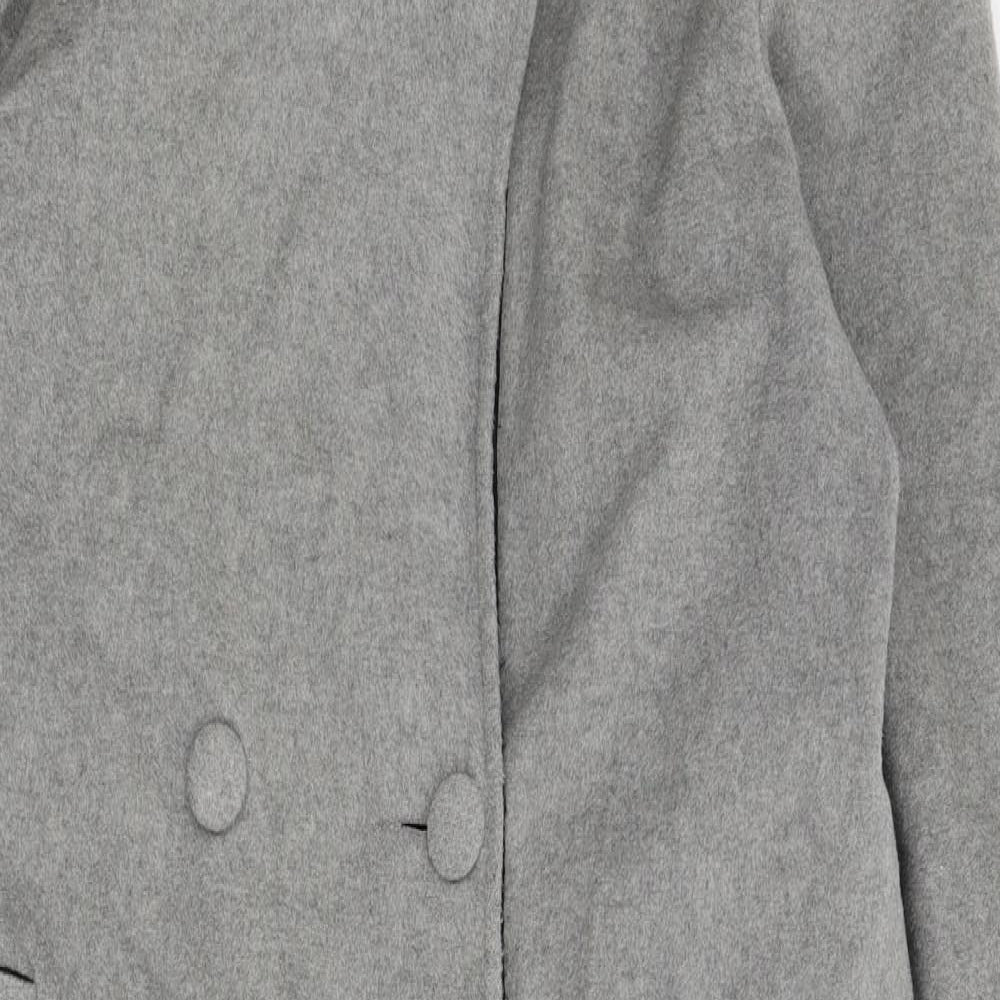 Kesta Womens Grey   Overcoat Coat Size 12