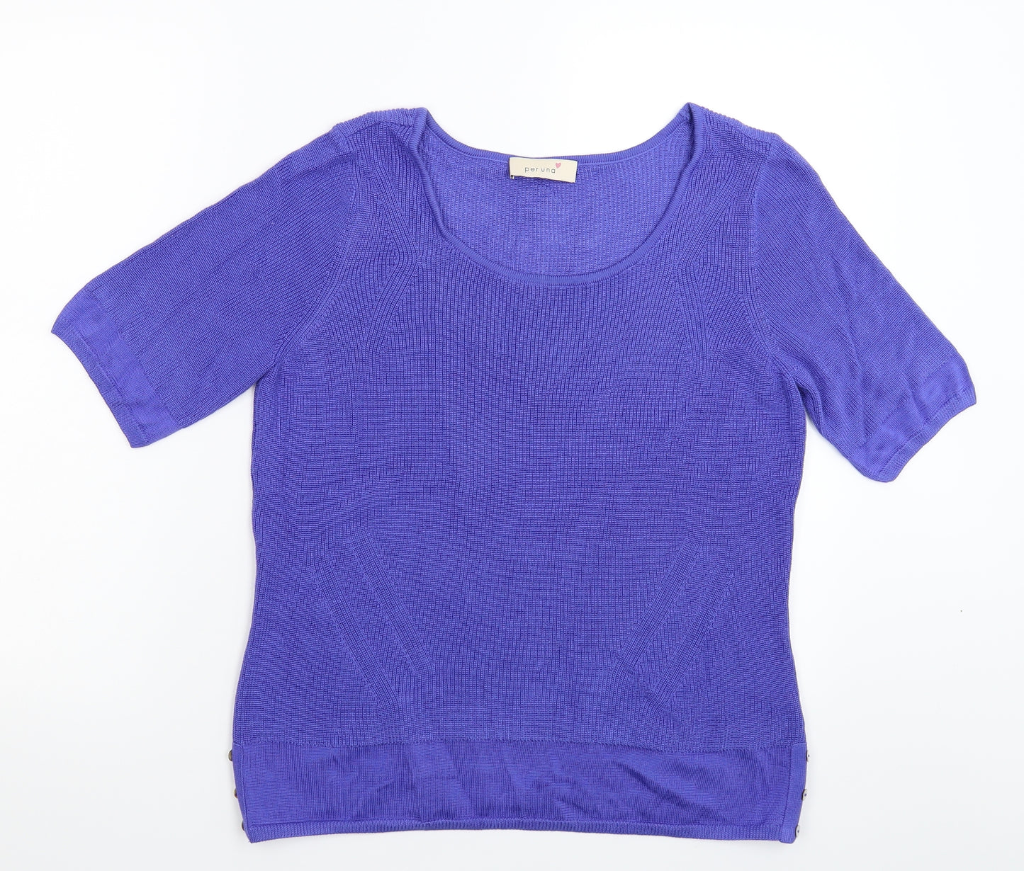 Marks and Spencer Womens Blue  Knit Pullover Jumper Size 14