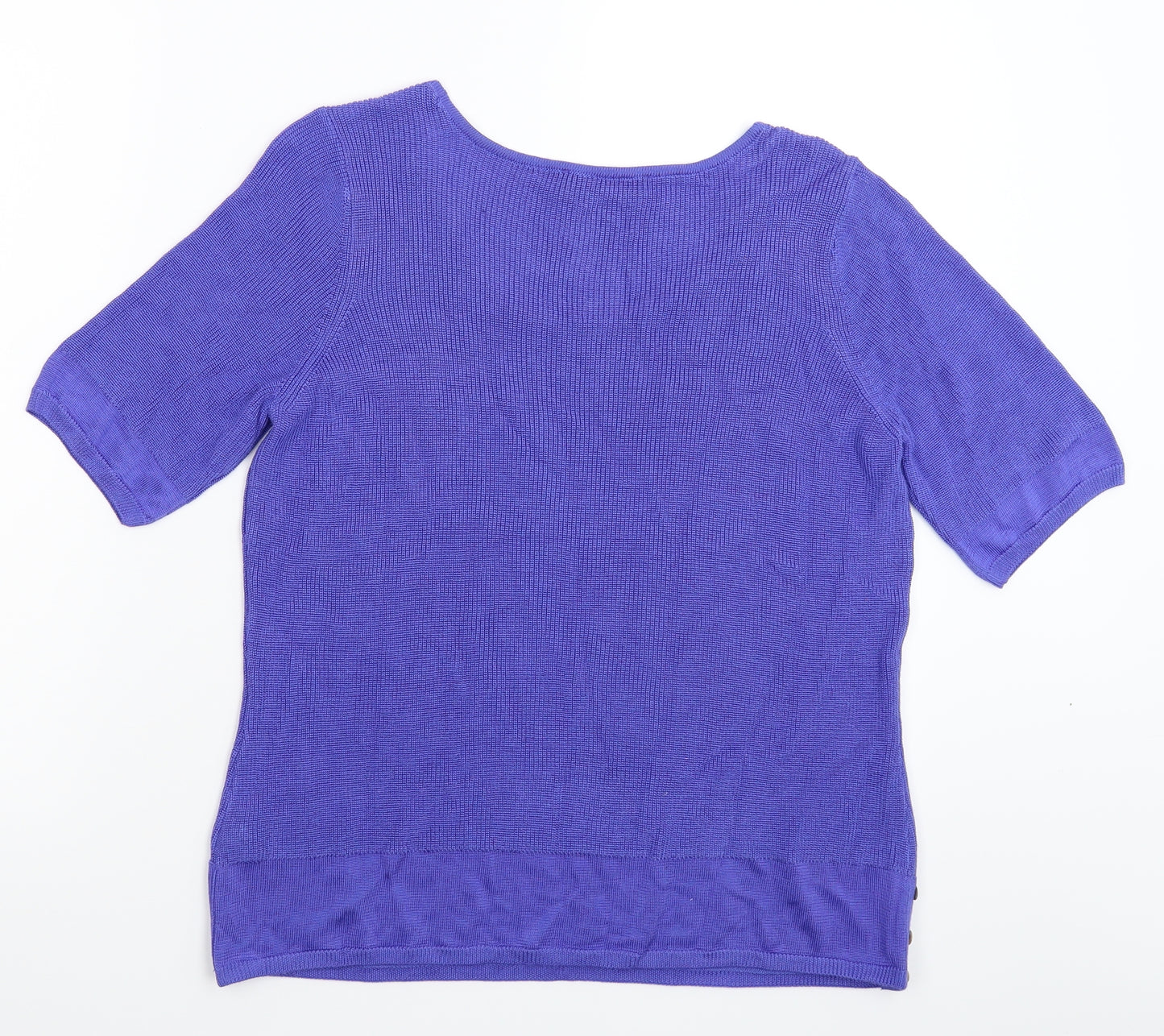 Marks and Spencer Womens Blue  Knit Pullover Jumper Size 14