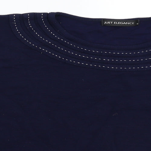 Just Elegance Womens Blue   Pullover Jumper Size 18