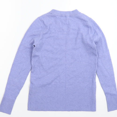 Marks and Spencer Womens Blue  Knit Pullover Jumper Size 10