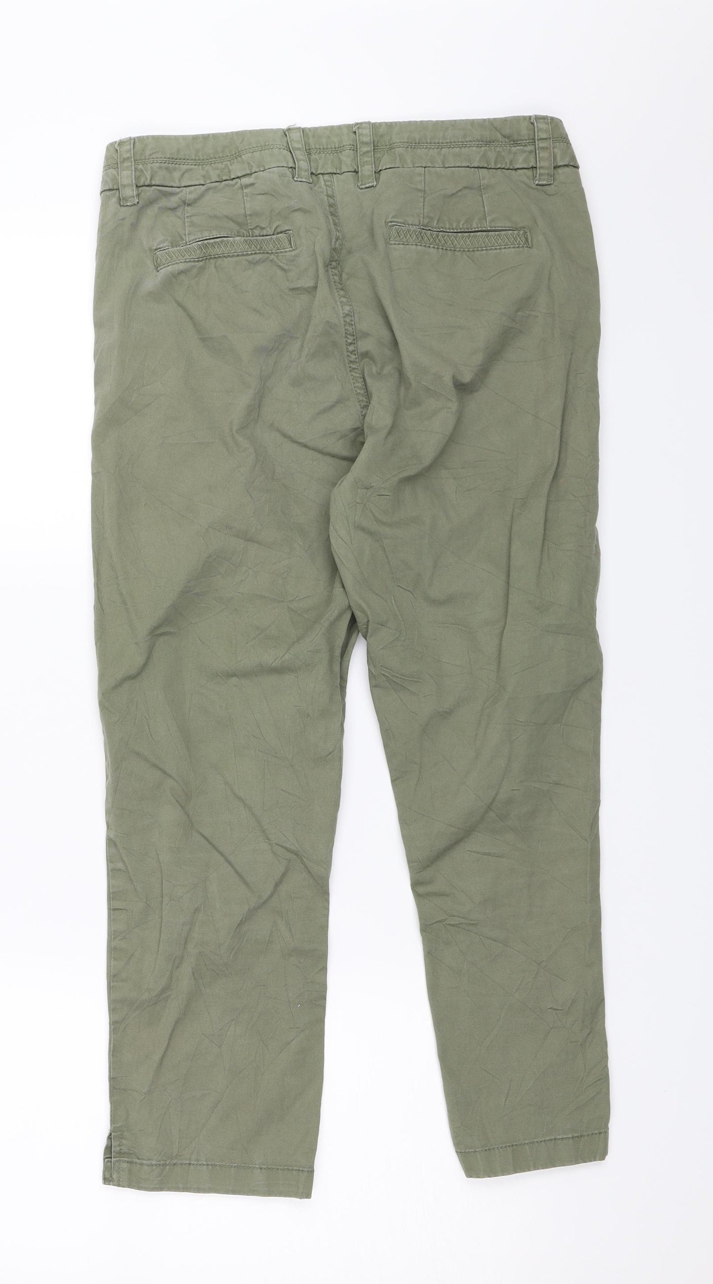 Fat Face Womens Green   Trousers  Size 10 L23 in