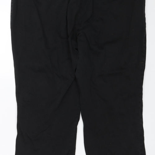 AMARANTO Womens Black   Trousers  Size 18 L21 in
