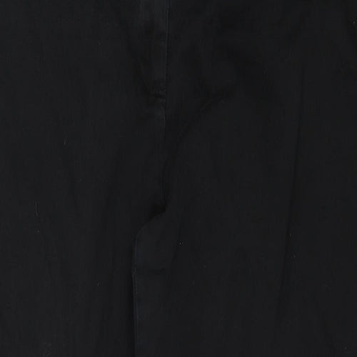 AMARANTO Womens Black   Trousers  Size 18 L21 in