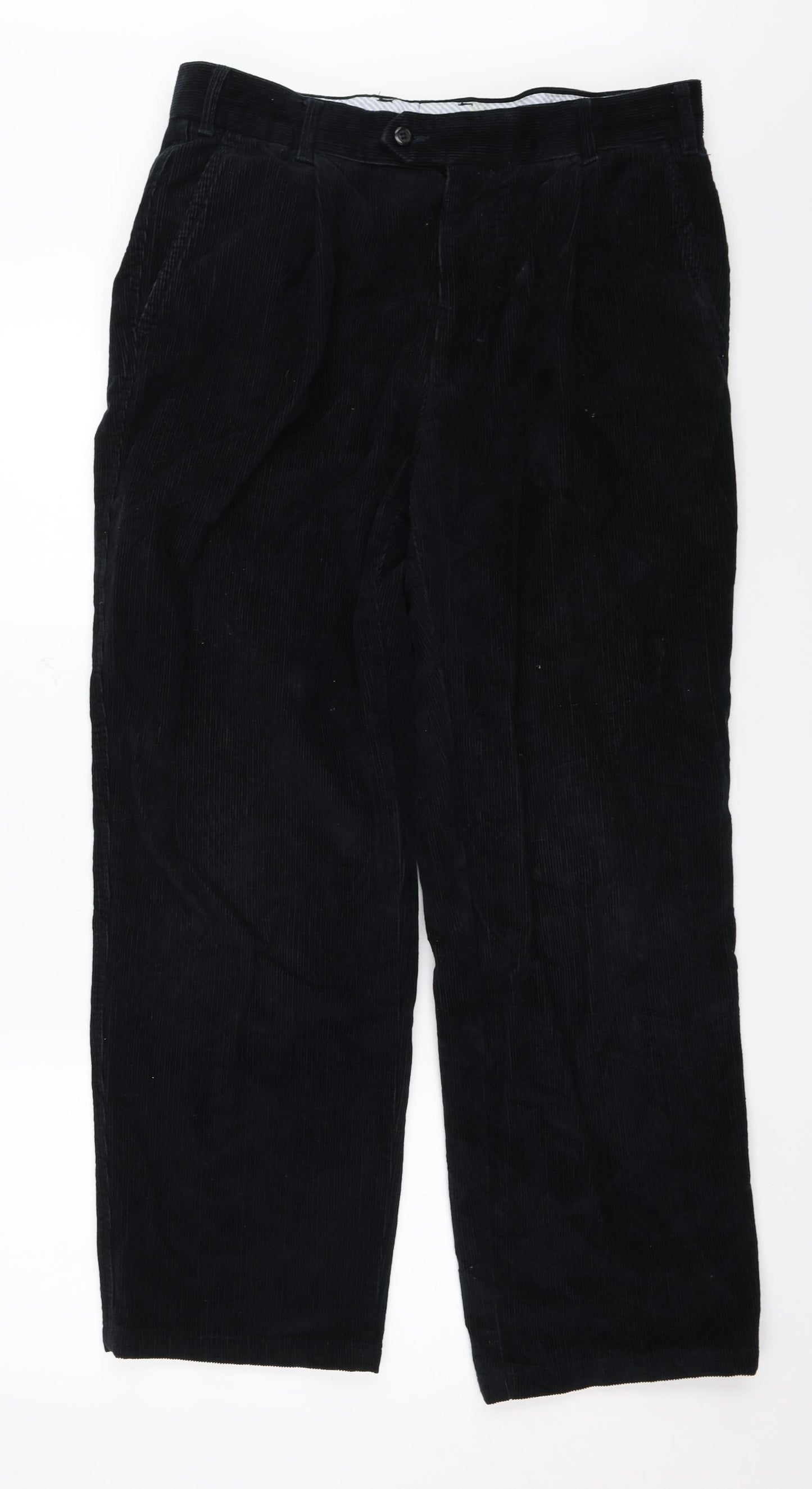 Guise Mens Blue  Corduroy Trousers  Size 34 L27 in