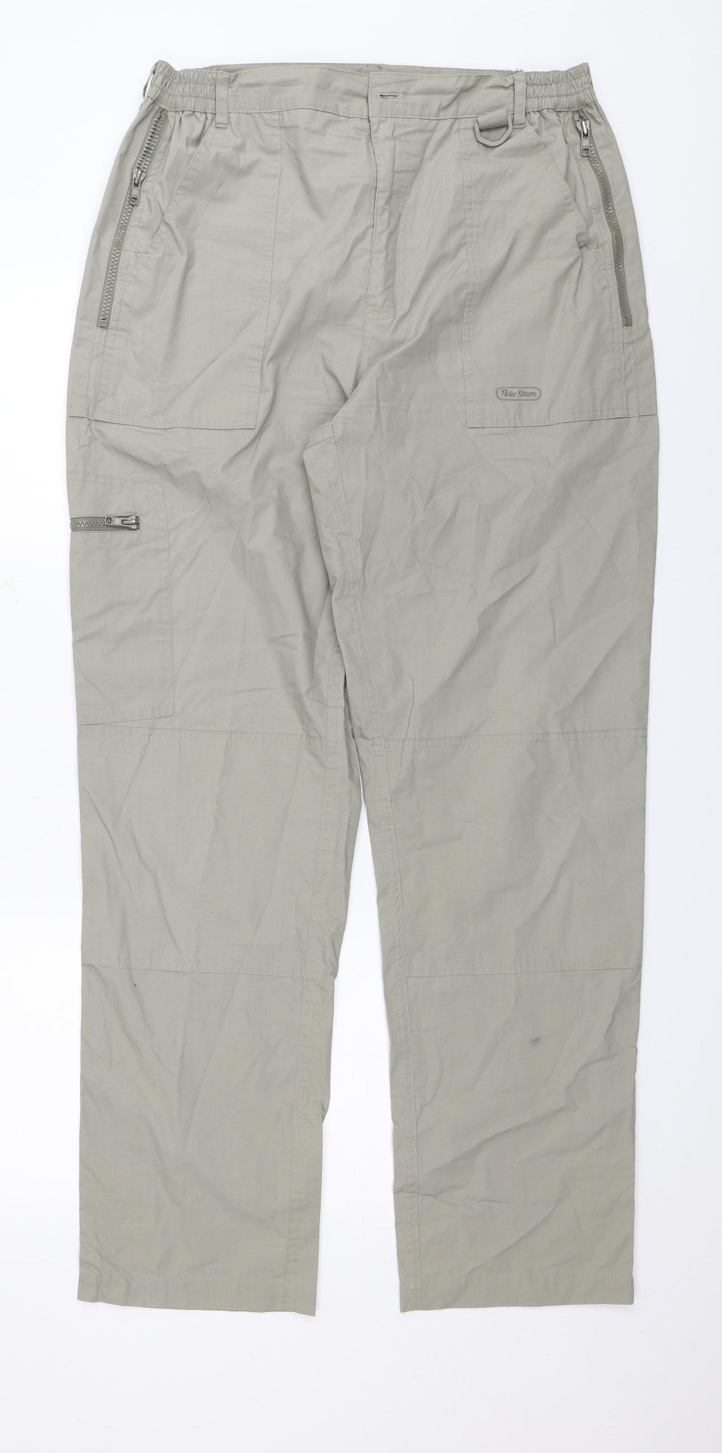 Peter Storm Mens Beige   Cargo Trousers Size 34 L30 in
