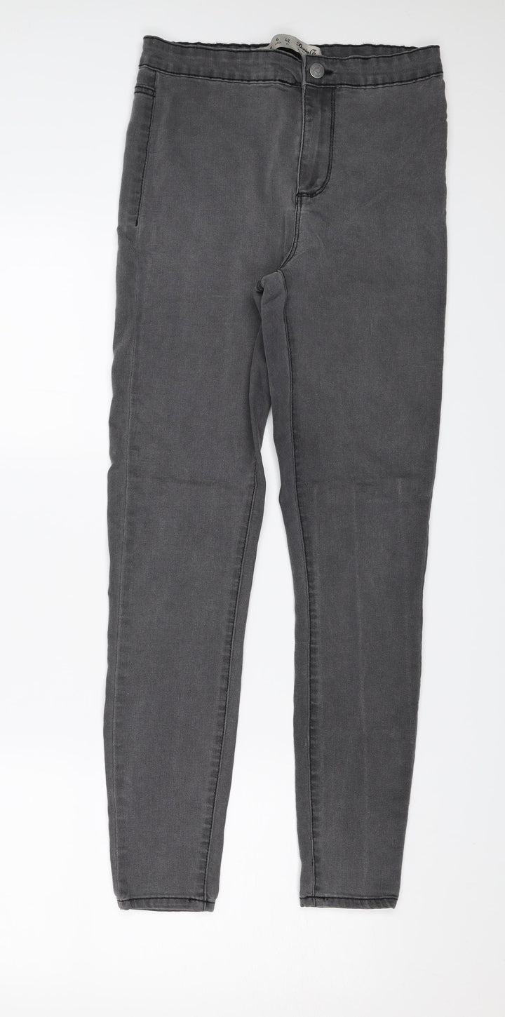 Denim & Co. Womens Black Jegging Jeans Size 10 L27 in