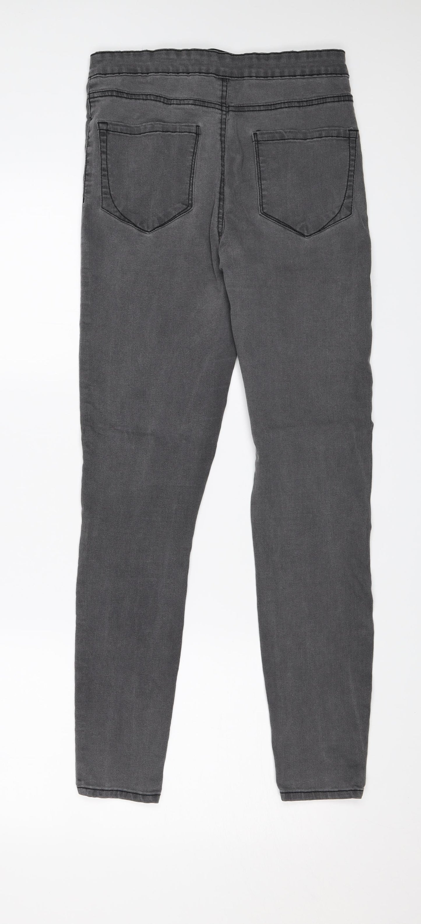 Denim & Co. Womens Black   Jegging Jeans Size 10 L27 in