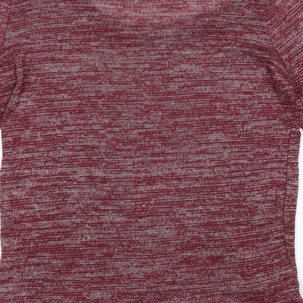 New Look Womens Red   Jersey T-Shirt Size 8
