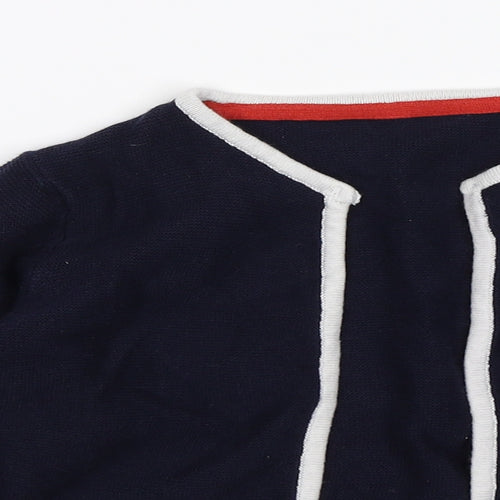 M&S Boys Blue   Cardigan Jumper Size 2-3 Years  - kite