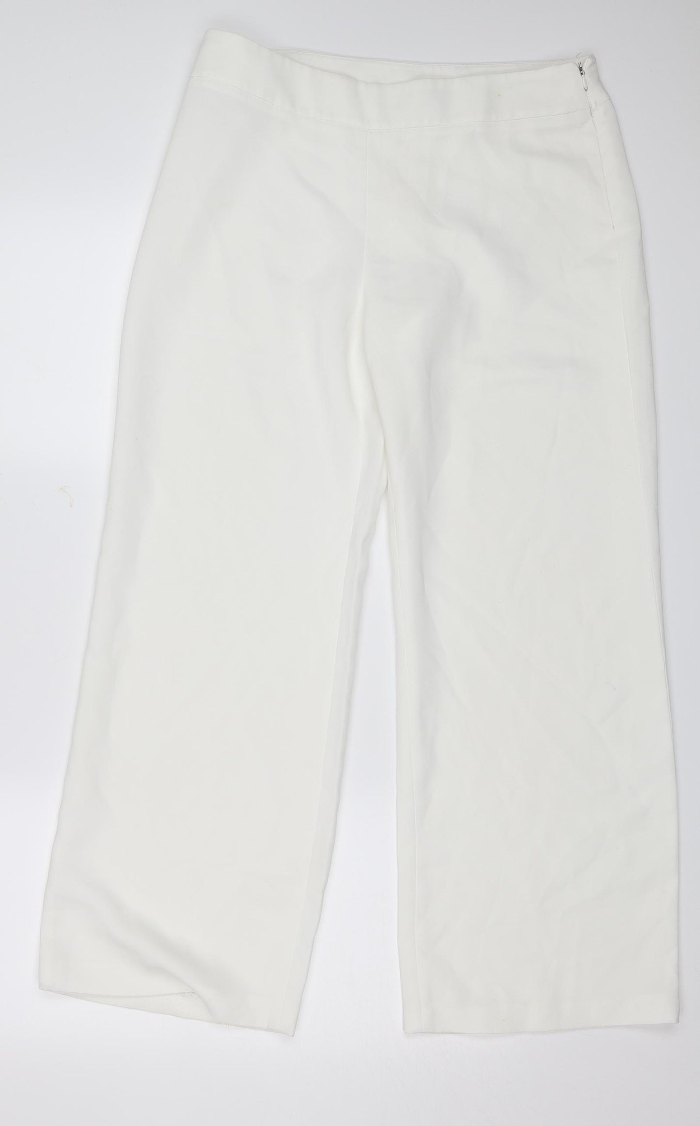 Wallis Womens White   Trousers  Size 12 L27 in