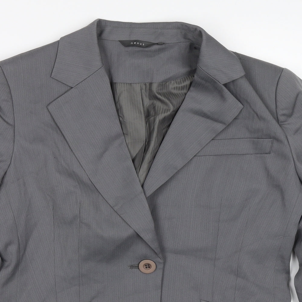 Nexus Womens Grey   Jacket Blazer Size 12