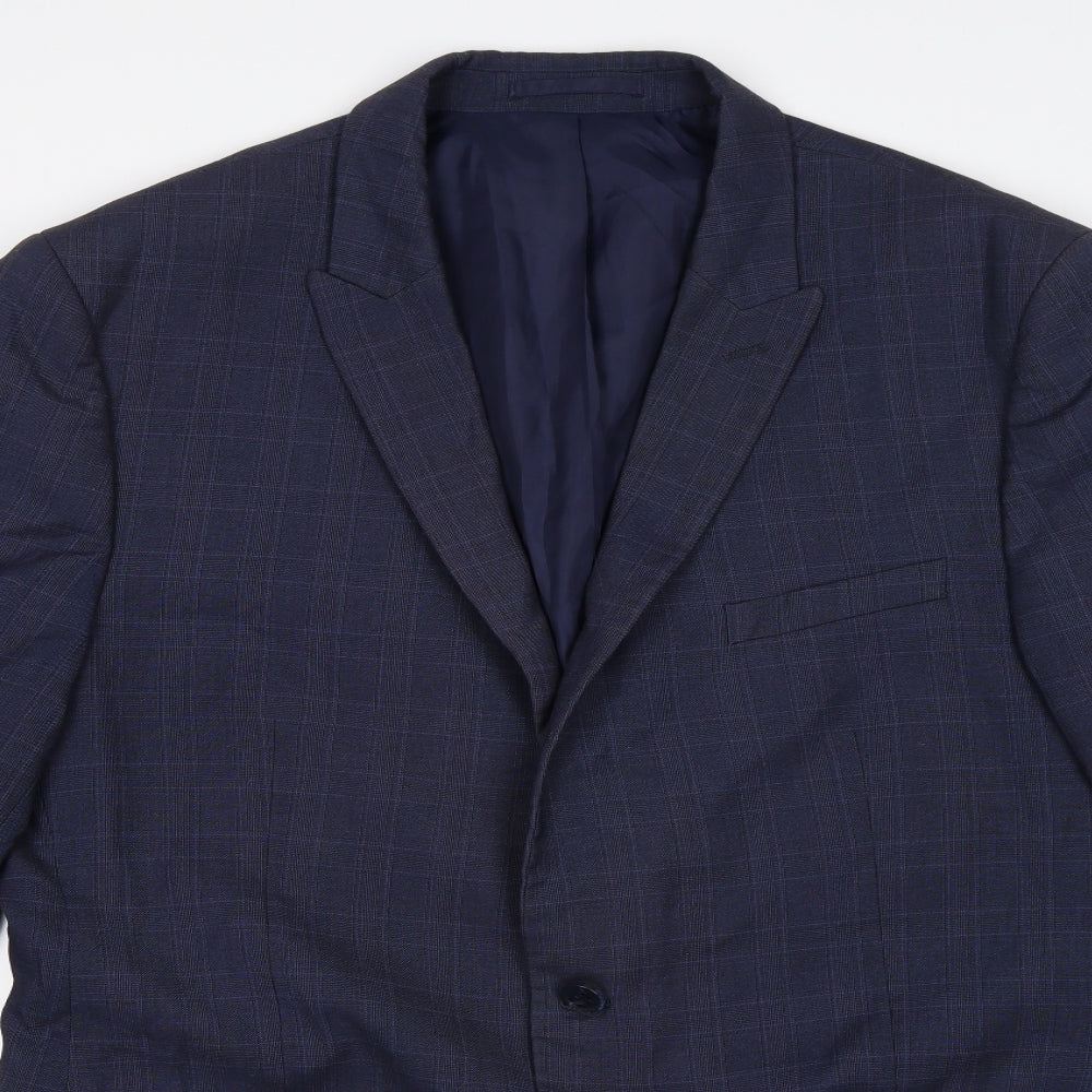 F&F Mens Blue   Jacket Blazer Size 44