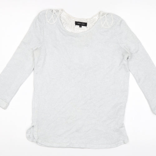 New Look Womens Blue   Jersey Blouse Size 6