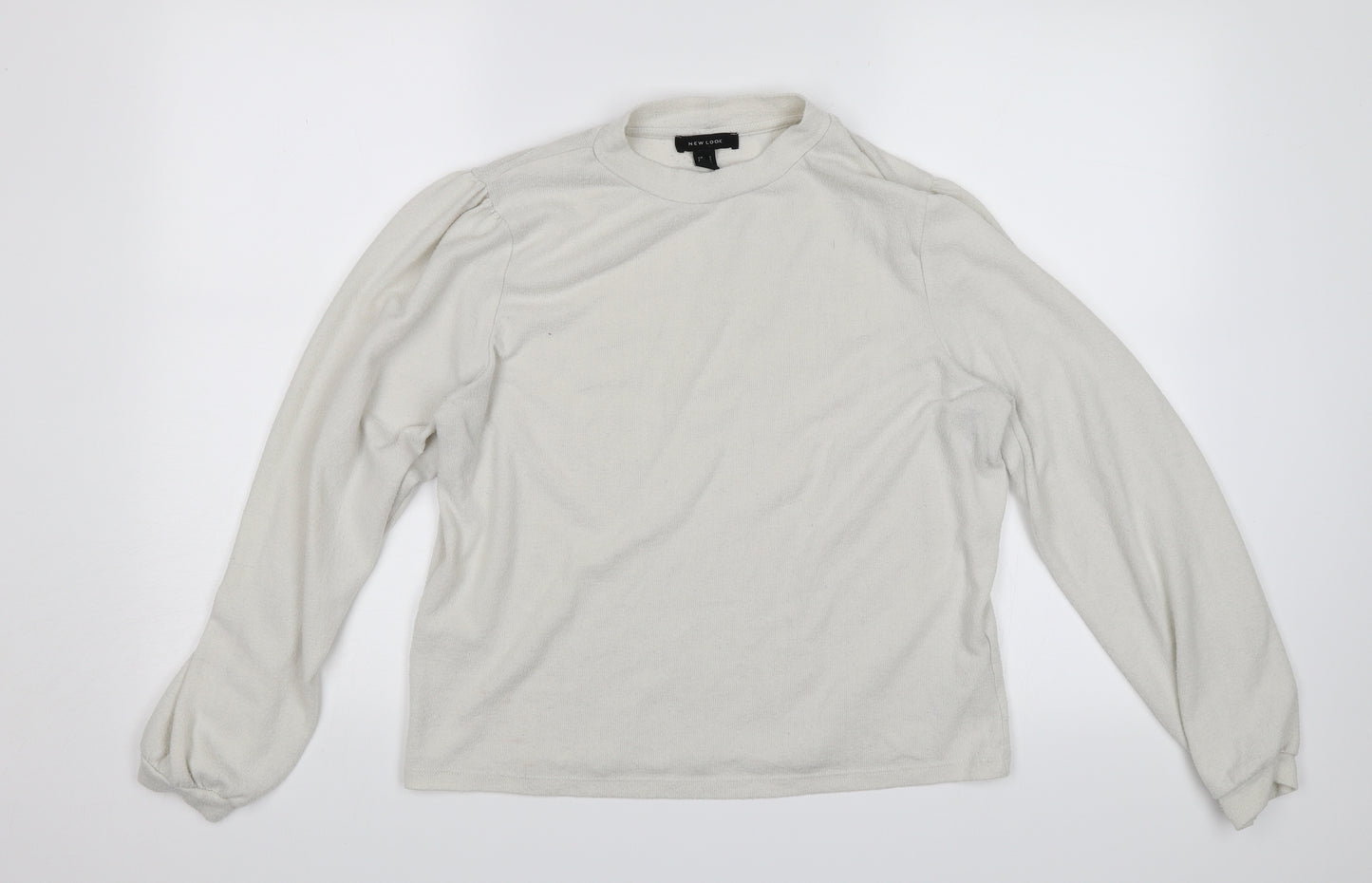 New Look Womens White   Pullover Jumper Size L