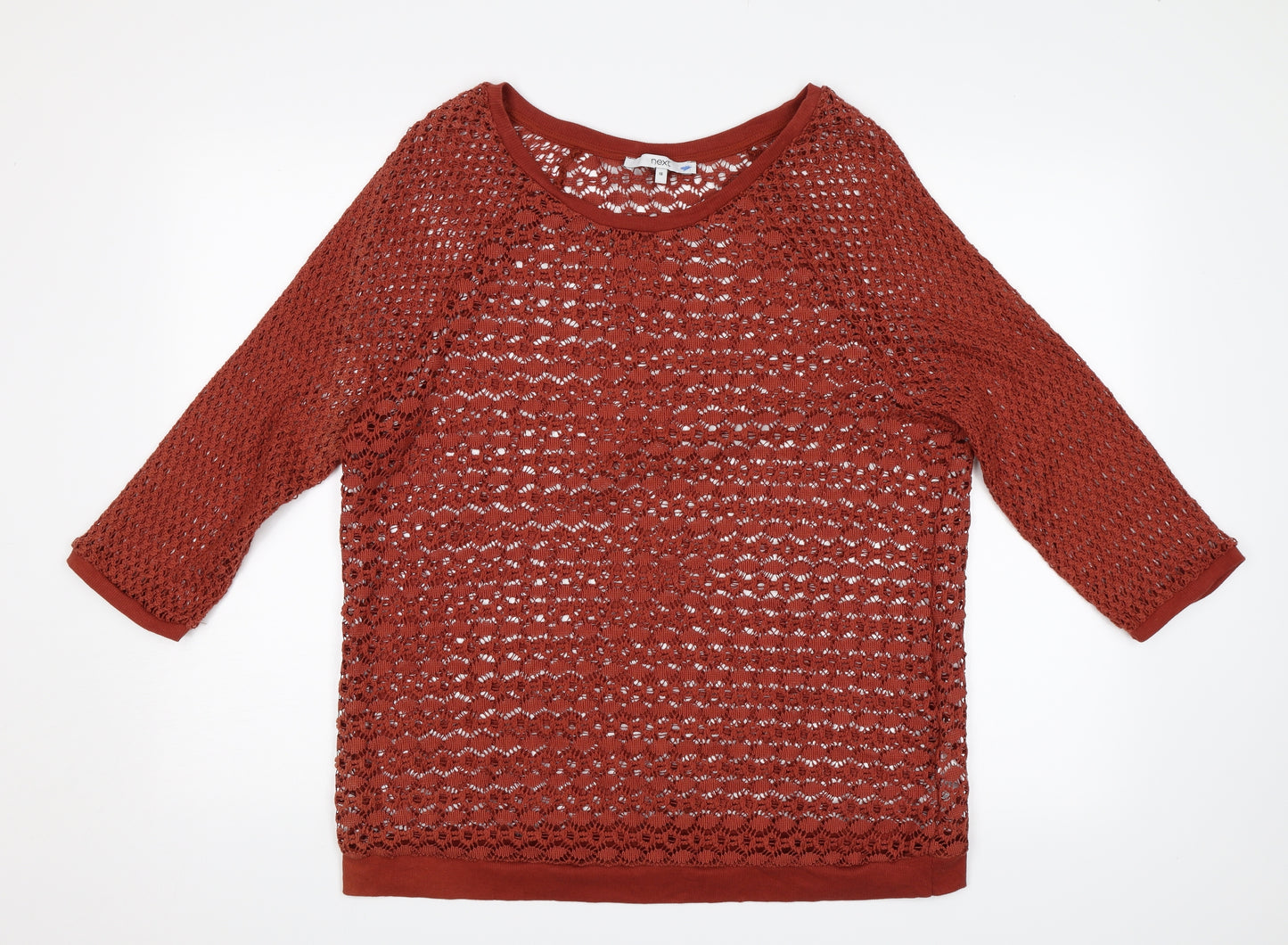 NEXT Womens Orange   Pullover Jumper Size 18