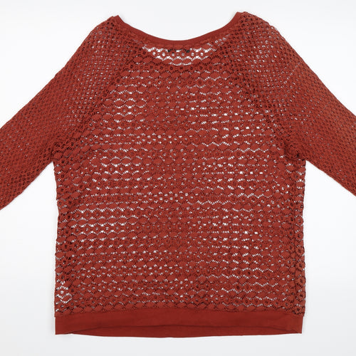 NEXT Womens Orange   Pullover Jumper Size 18
