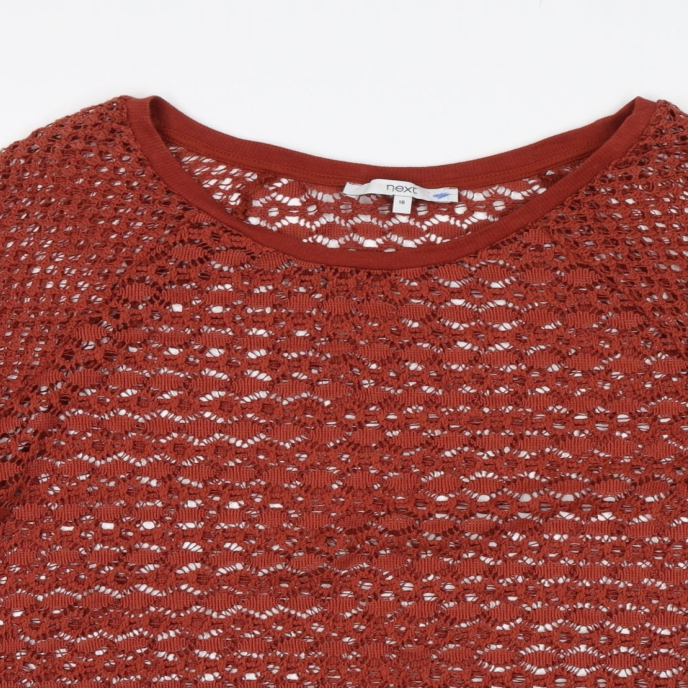 NEXT Womens Orange   Pullover Jumper Size 18