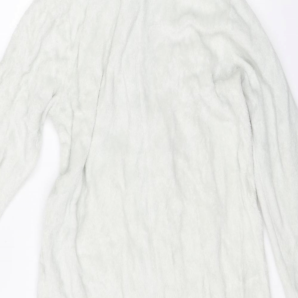 Disney Girls White Solid  Top One Piece Size 7-8 Years  - Frozen