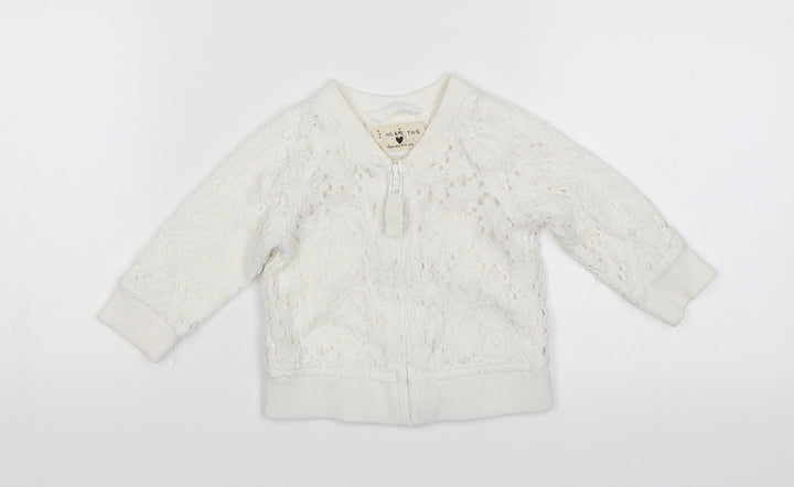 NEXT Baby White   Jacket  Size 3-6 Months