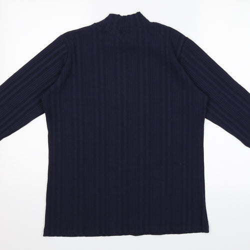 Isle Womens Blue   Jersey T-Shirt Size M