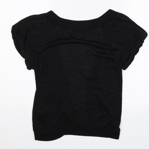 M&Co Womens Black   Shrug Jumper Size M