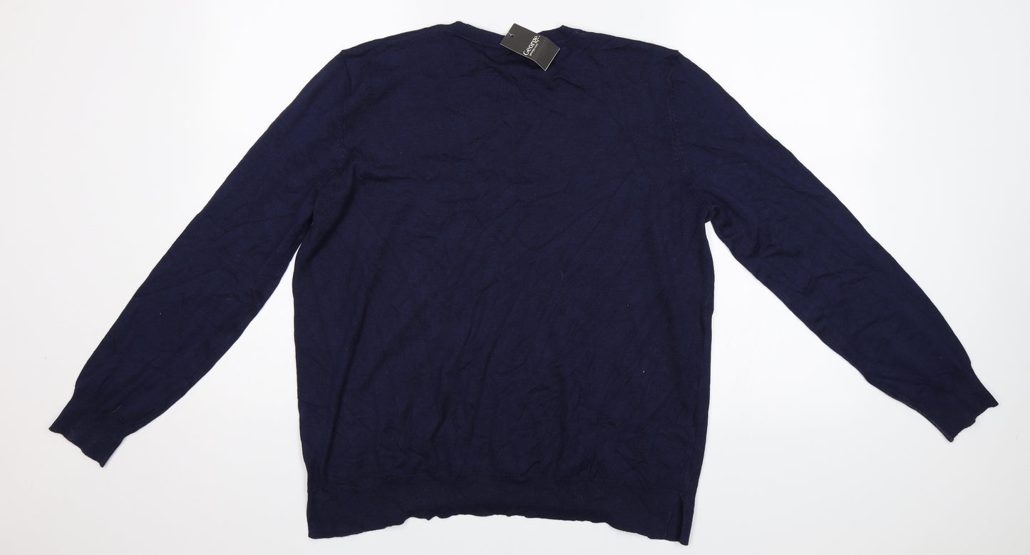 George Womens Blue   Pullover Jumper Size 18