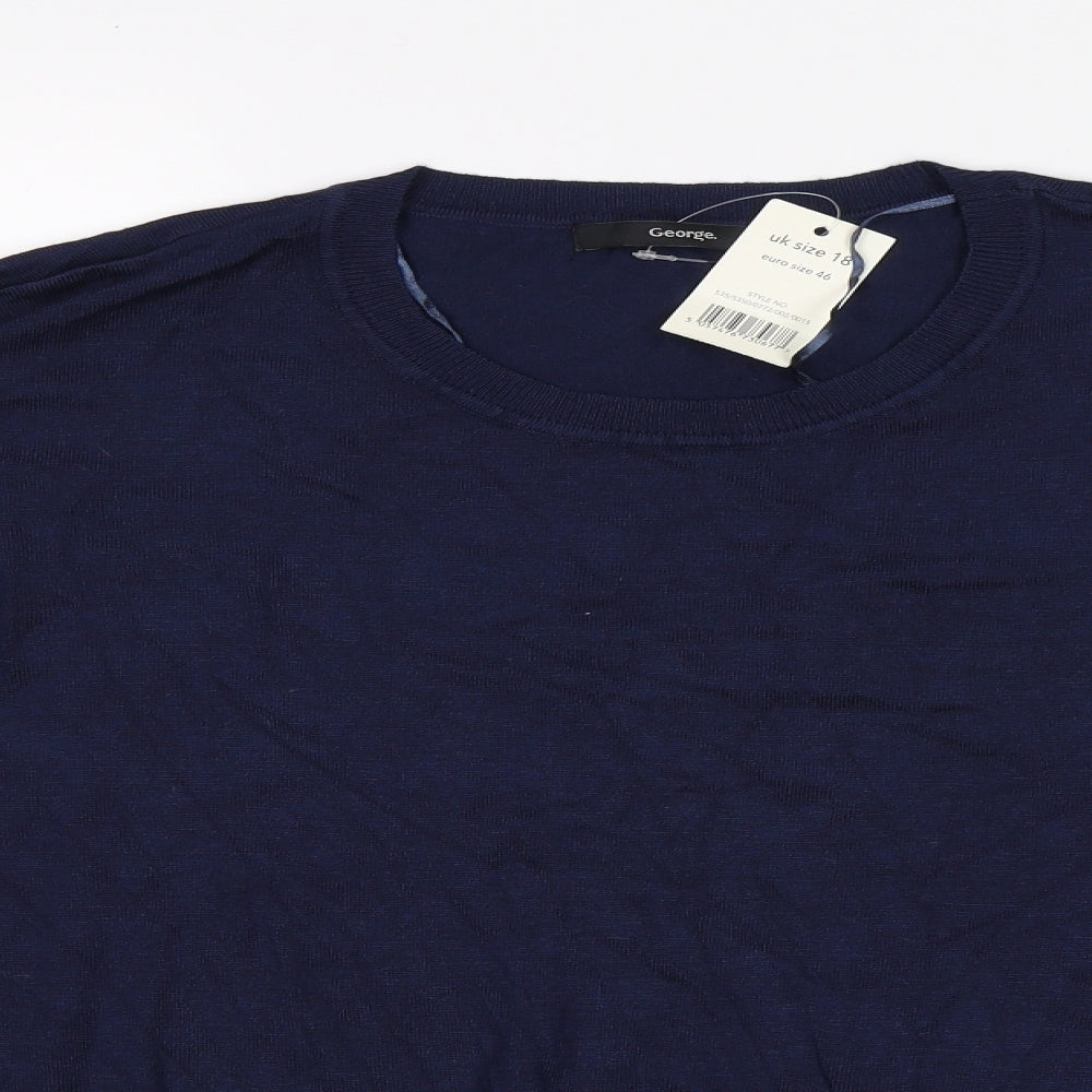 George Womens Blue   Pullover Jumper Size 18