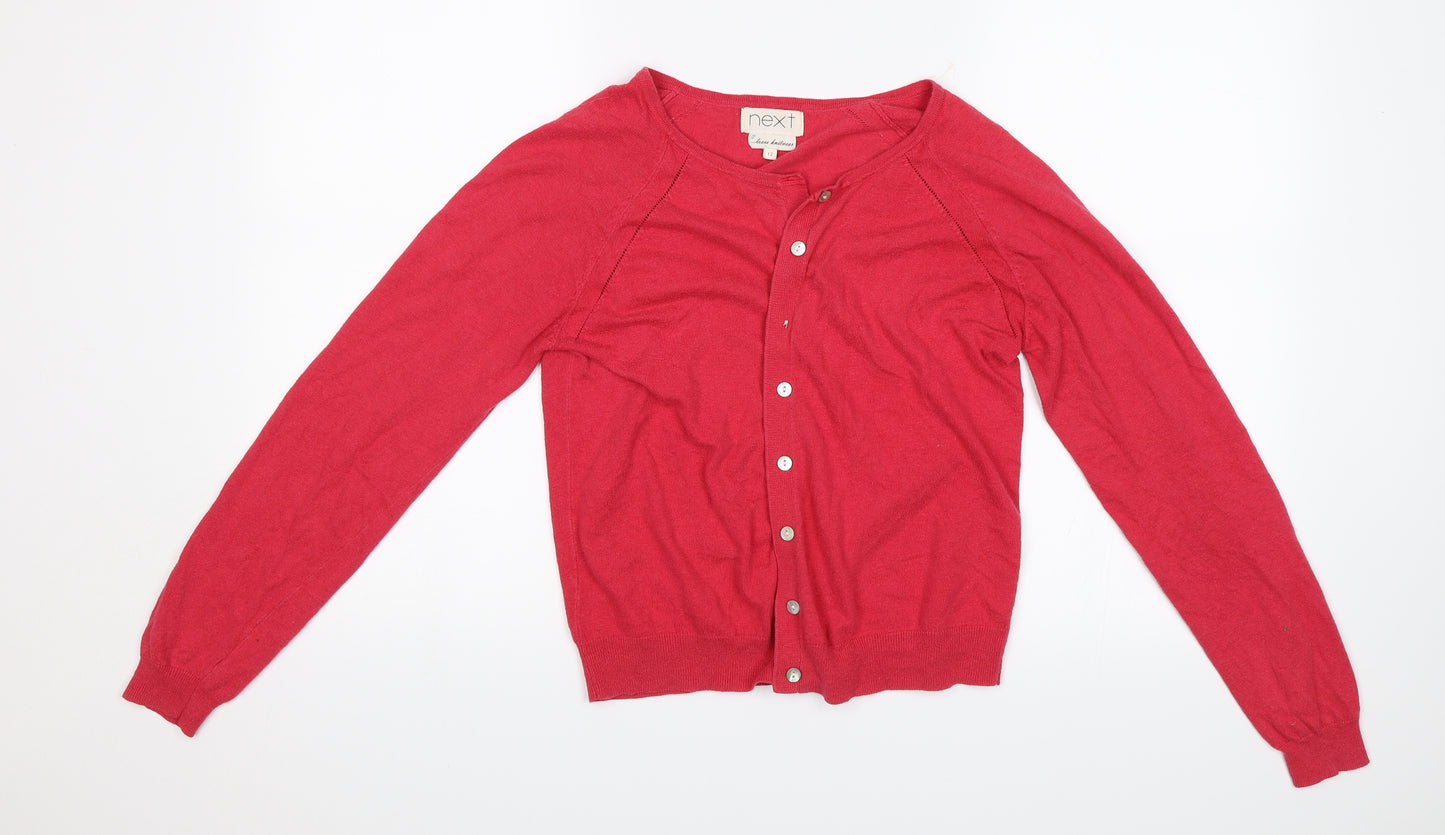 NEXT Womens Pink   Cardigan Jumper Size 12