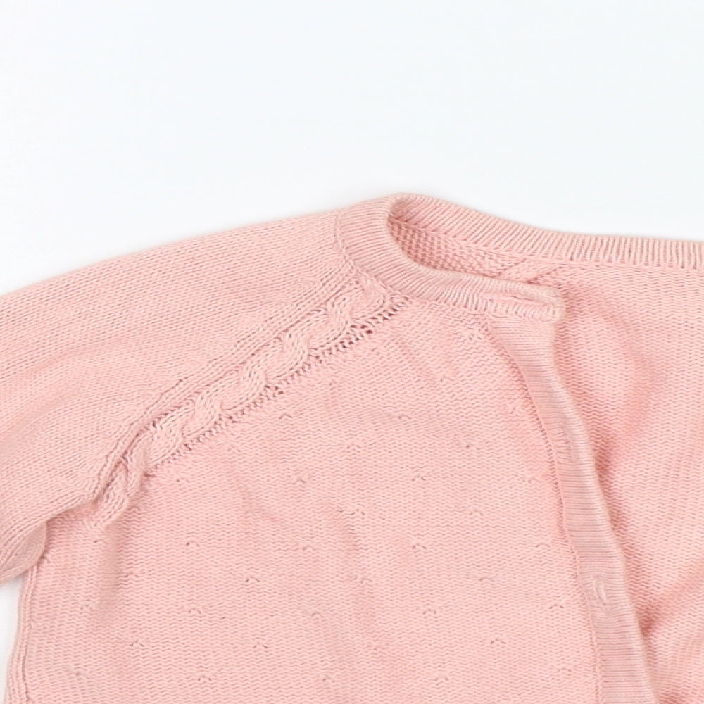 Nutmeg Girls Pink   Cardigan Jumper Size 2-3 Years