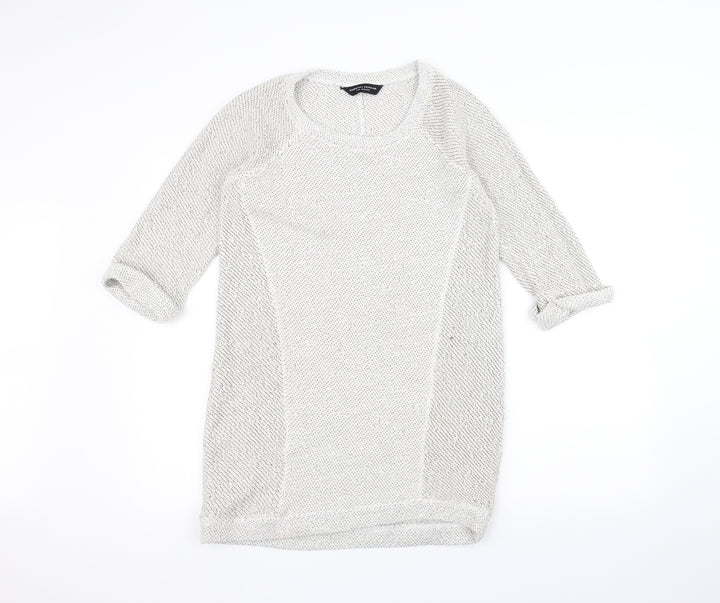 Dorothy Perkins Womens White   Pullover Jumper Size 8