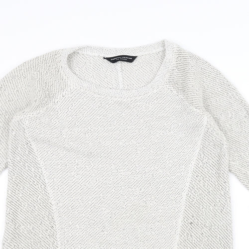 Dorothy Perkins Womens White   Pullover Jumper Size 8
