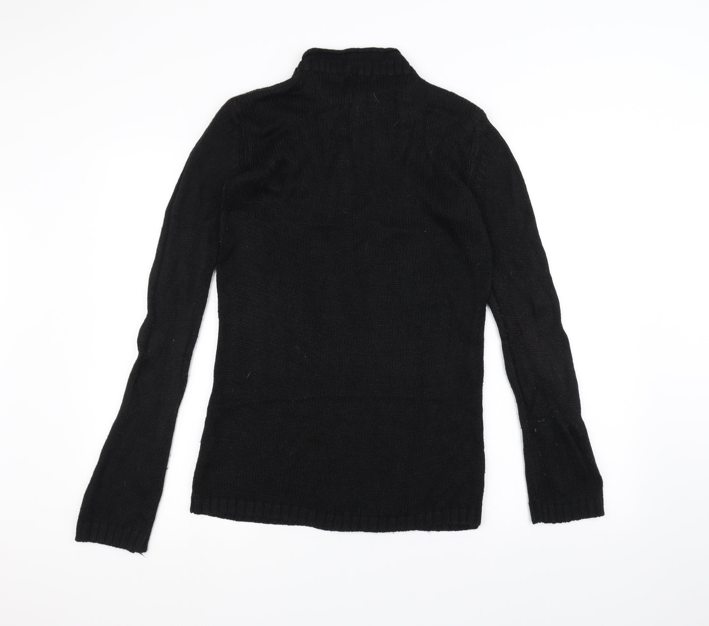 enrica venturi Womens Black  Knit Pullover Jumper Size L