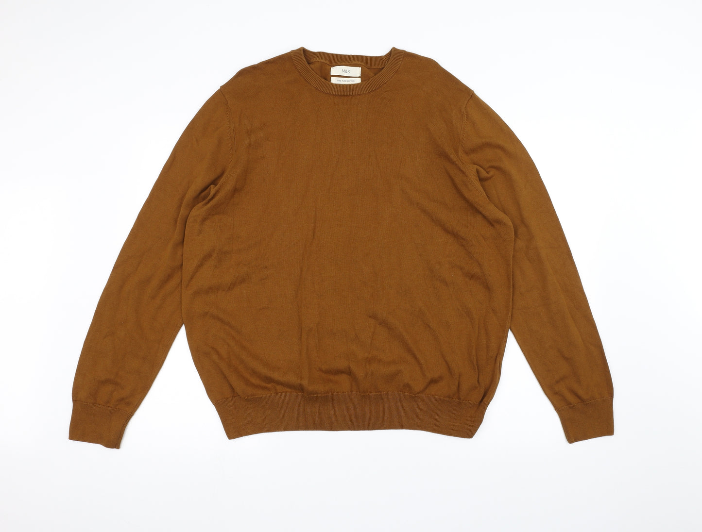 Marks and Spencer Womens Brown   Pullover Jumper Size XL